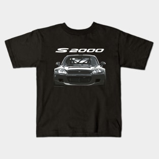 s2000 in black simplistic style Kids T-Shirt
